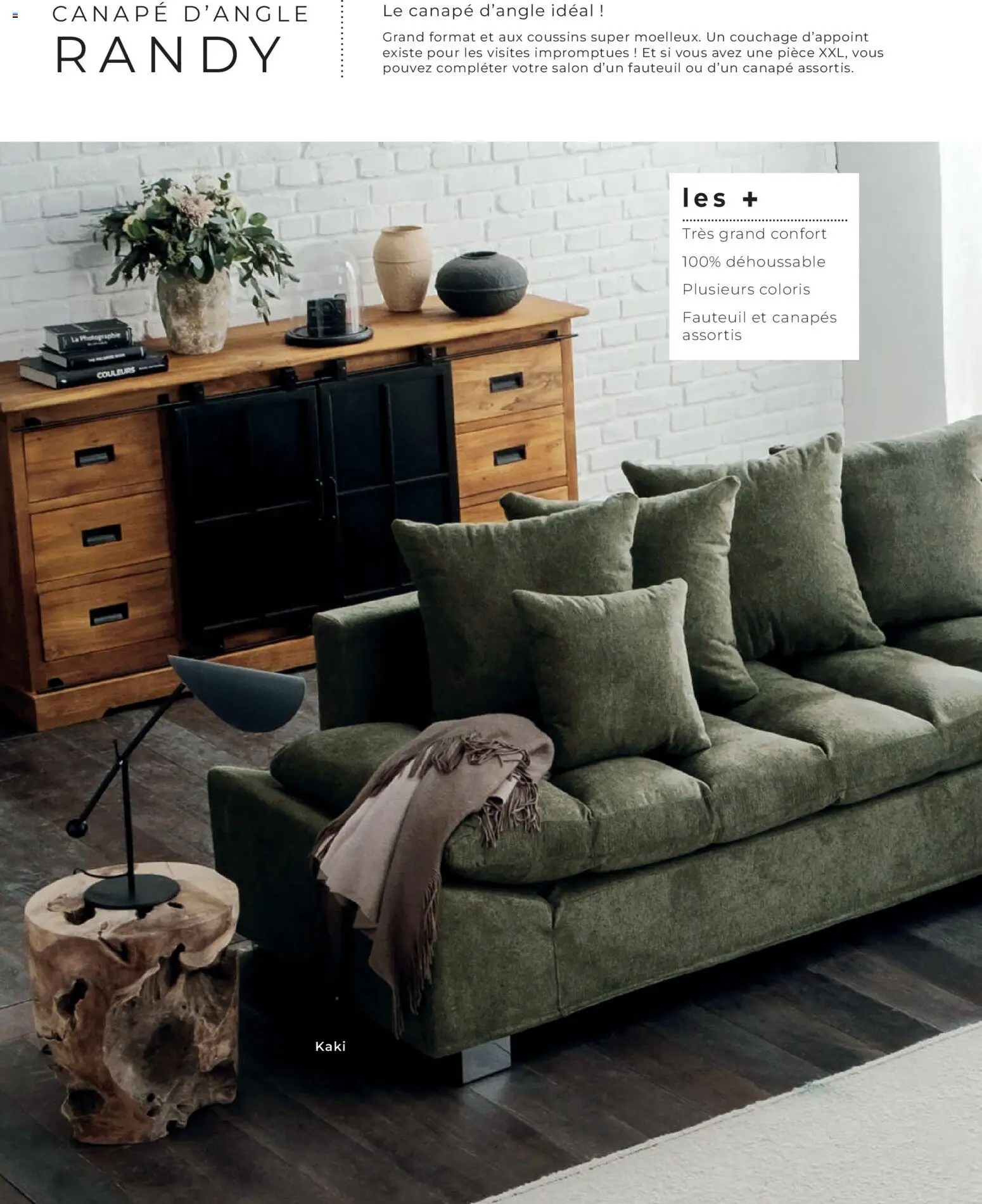 {H1} | Page: 30 | Produits: Kaki, Canapé, Fauteuil