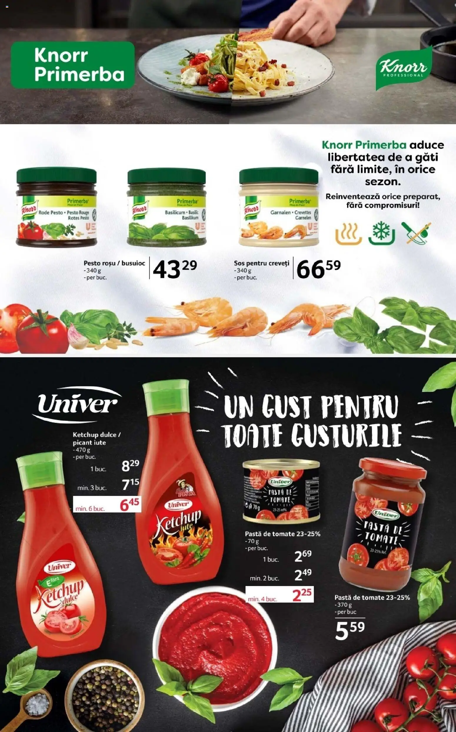 Noul catalog Selgros – valabil de la 03.04.2026 | Pagină: 19 | Produse: Pastă de tomate, Ketchup, Sos