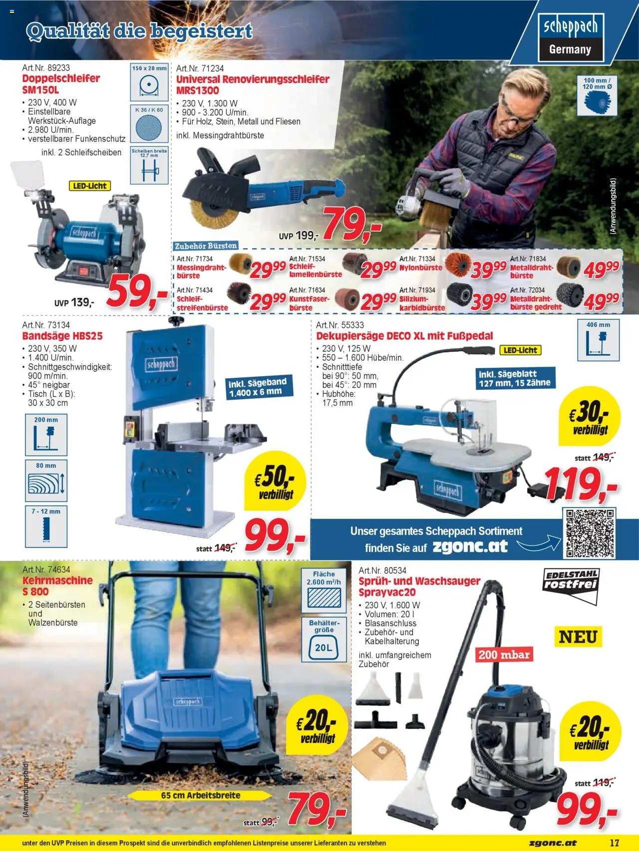 Zgonc - Flugblatt Oktober I 2025 gültig ab 01.10.2025 | Seite: 17 | Produkte: Tisch, Bürste
