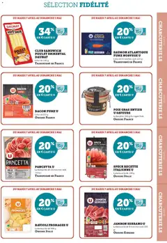 Hyper U - Prévisualisation de Hyper U - Ma sélection Carte U avril valide à partir de 07.04.2026 | Page: 3 | Produits: Sandwich, Emmental, Jambon serrano, Saumon