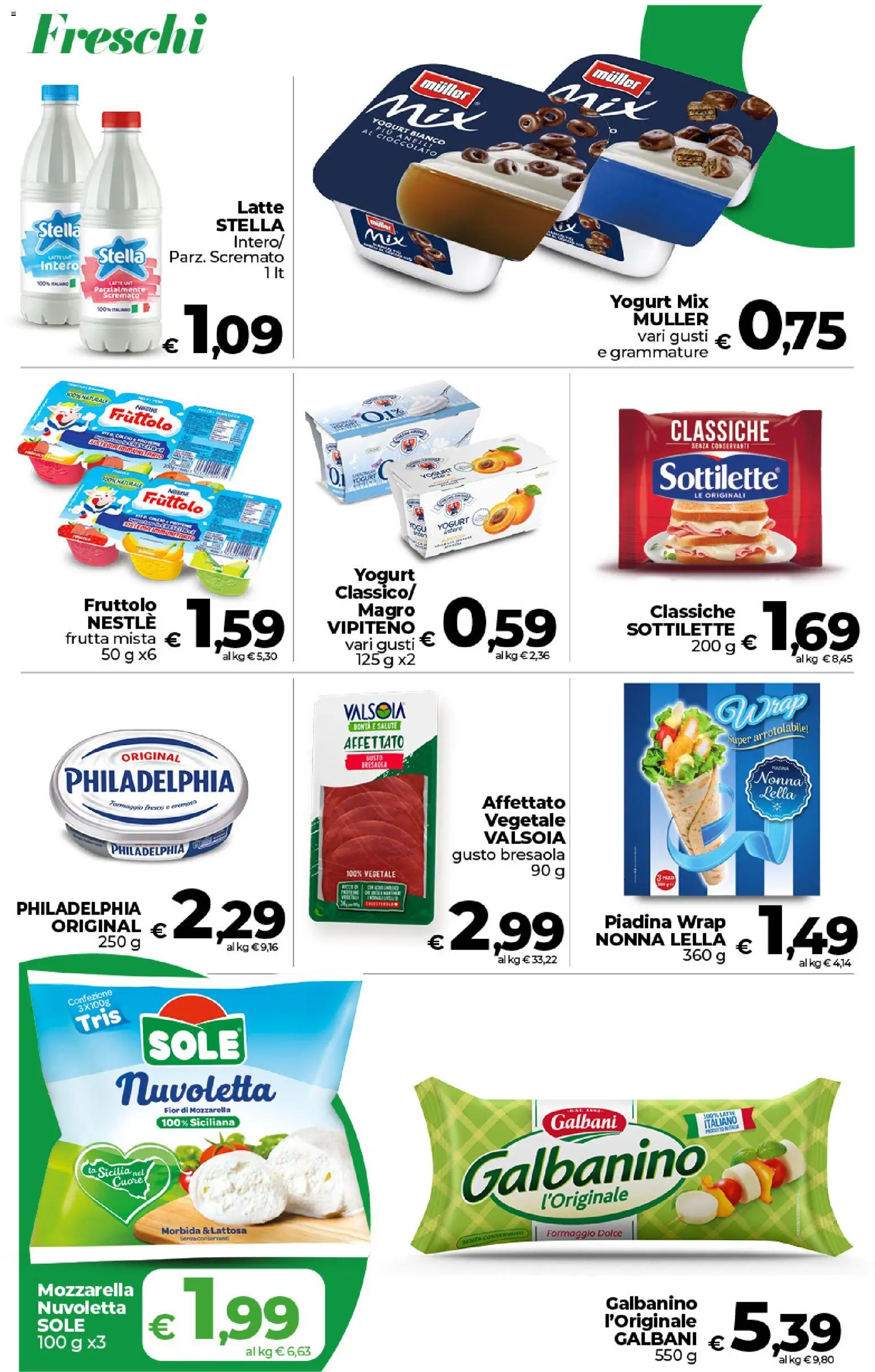 Volantino COOP del 27.01.2026 | Pagina: 9 | Prodotti: Yogurt, Cioccolato, Frutta, Piadina