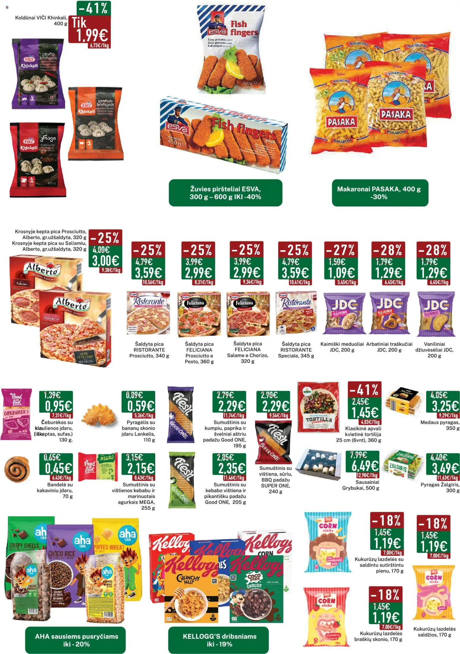 Elimart - TAU akcijos nuo 05.01.2026 | Puslapis: 4 | Prekių: Sausainiai, Sumuštinis, Makaronai, Traškučiai