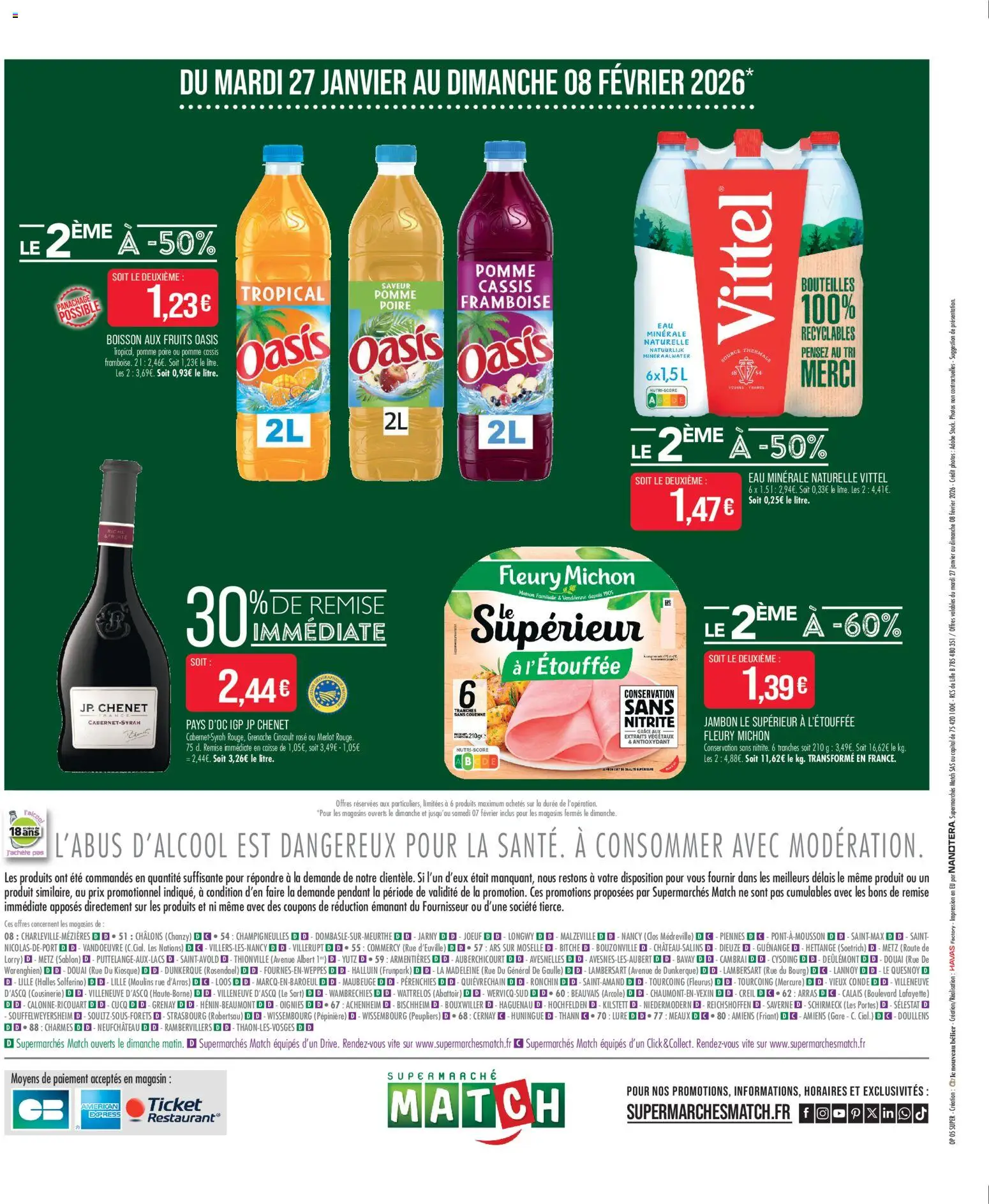 {H1} | Page: 20 | Produits: Eau minérale, Framboise, Poire, Eau minerale naturelle Vittel