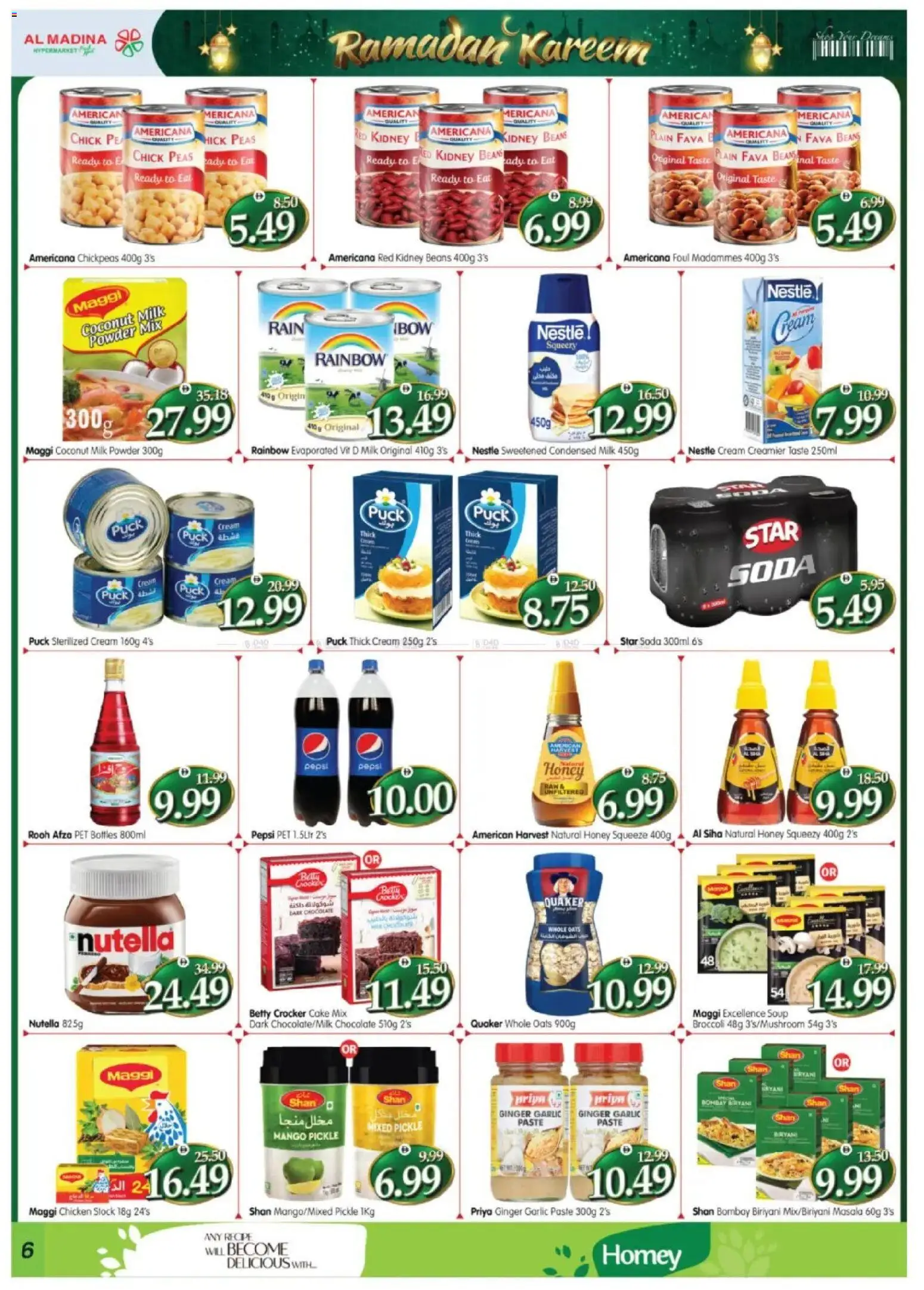 {H1} | Page: 6 | Products: Banány, Čokoláda, Котлон, Πούδρα