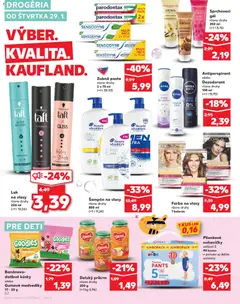 Kaufland leták platný od 29.01.2026 | Strana: 52 | Produkty: Nivea, Old Spice, Šampón, Lak na vlasy