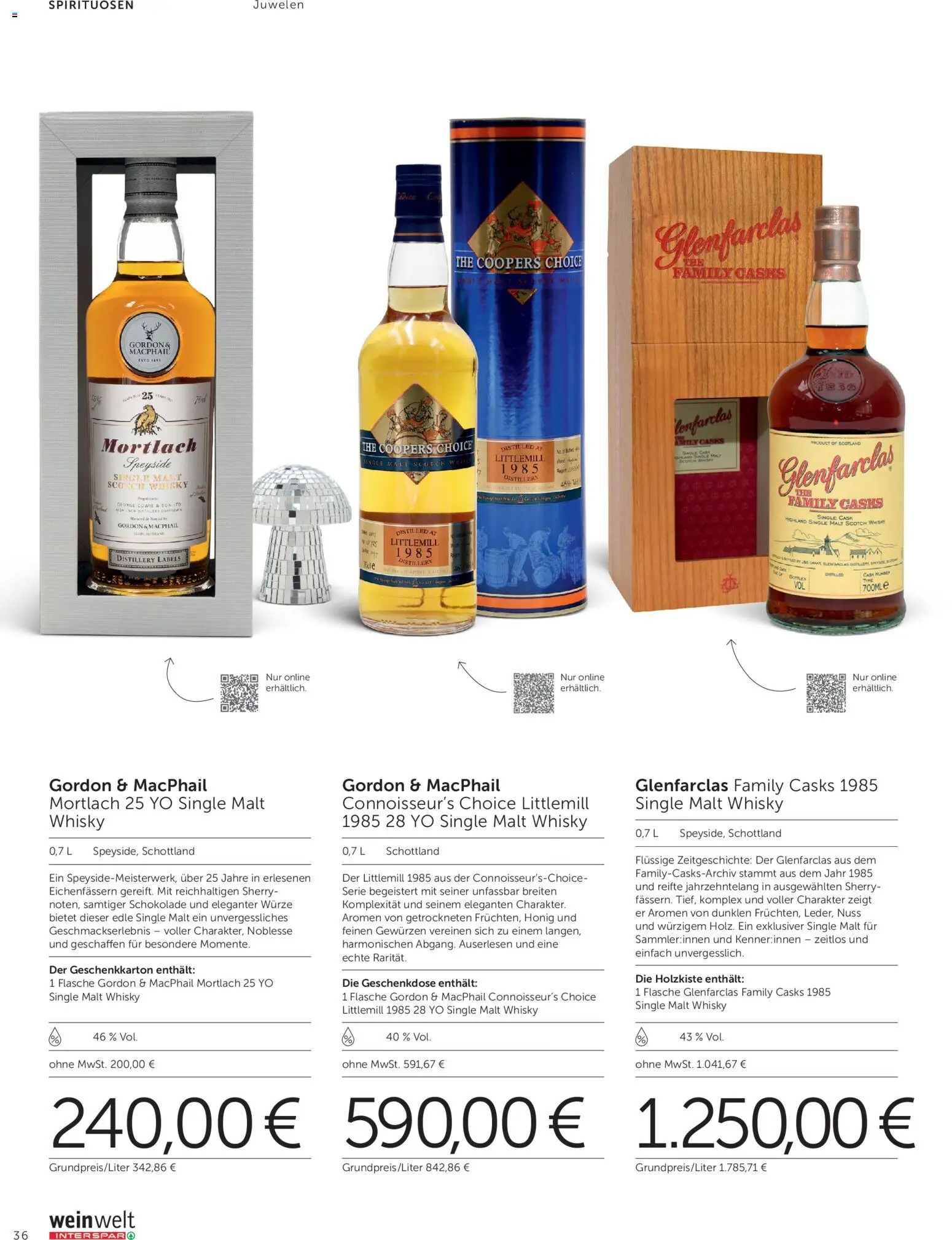 Interspar Geschenkewelt No2 gültig ab 20.11.2025 | Seite: 36 | Produkte: Schokolade