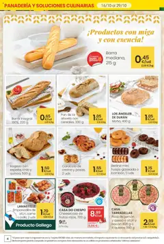 Vista previa Eroski - Ofertón válido desde el 16.10.2025 | Página: 4 | Productos: Queso, Pan, Jamón, Panadería