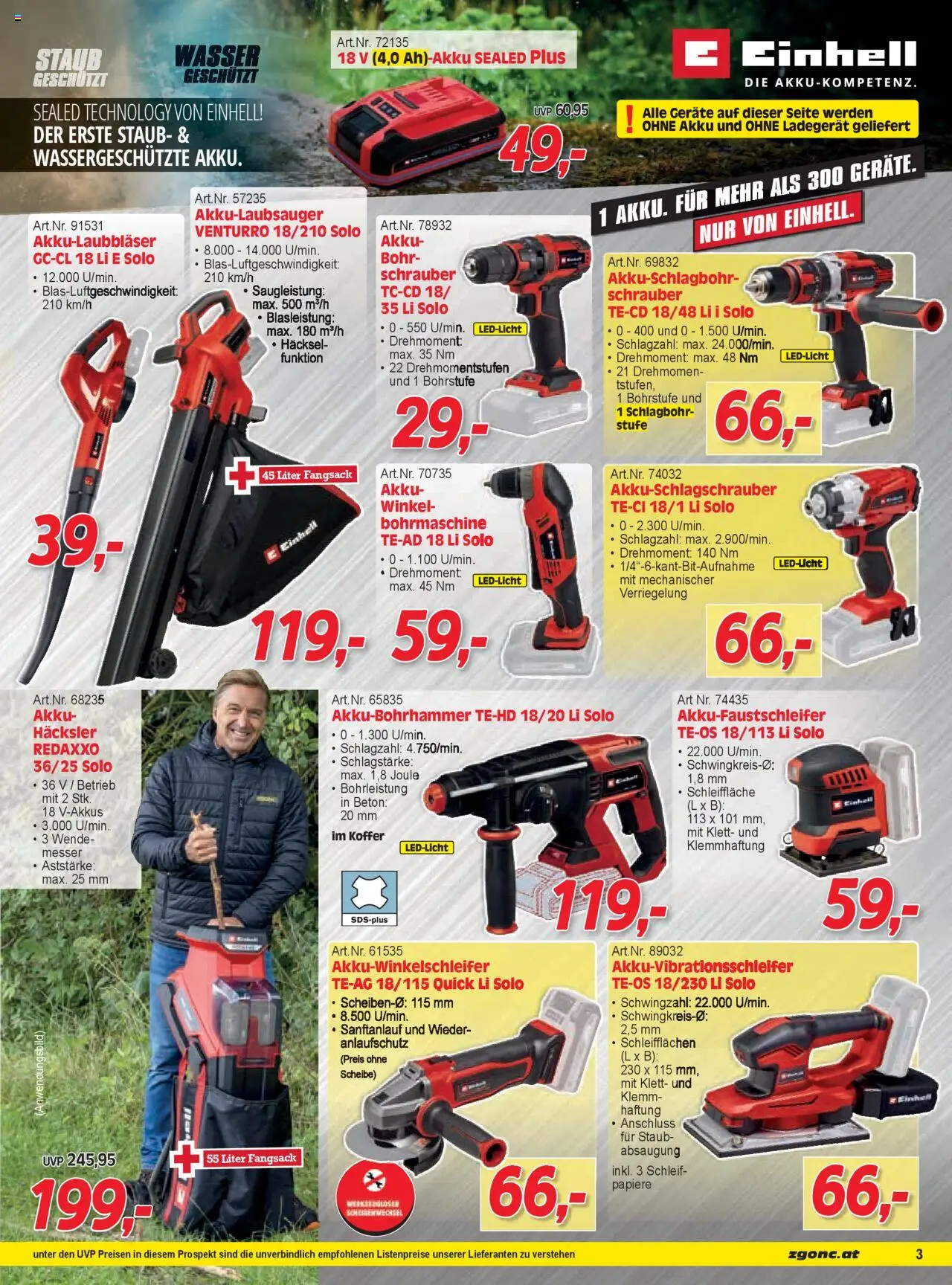 Zgonc - Flugblatt Oktober II 2025 gültig ab 15.10.2025 | Seite: 3 | Produkte: Wasser, Koffer