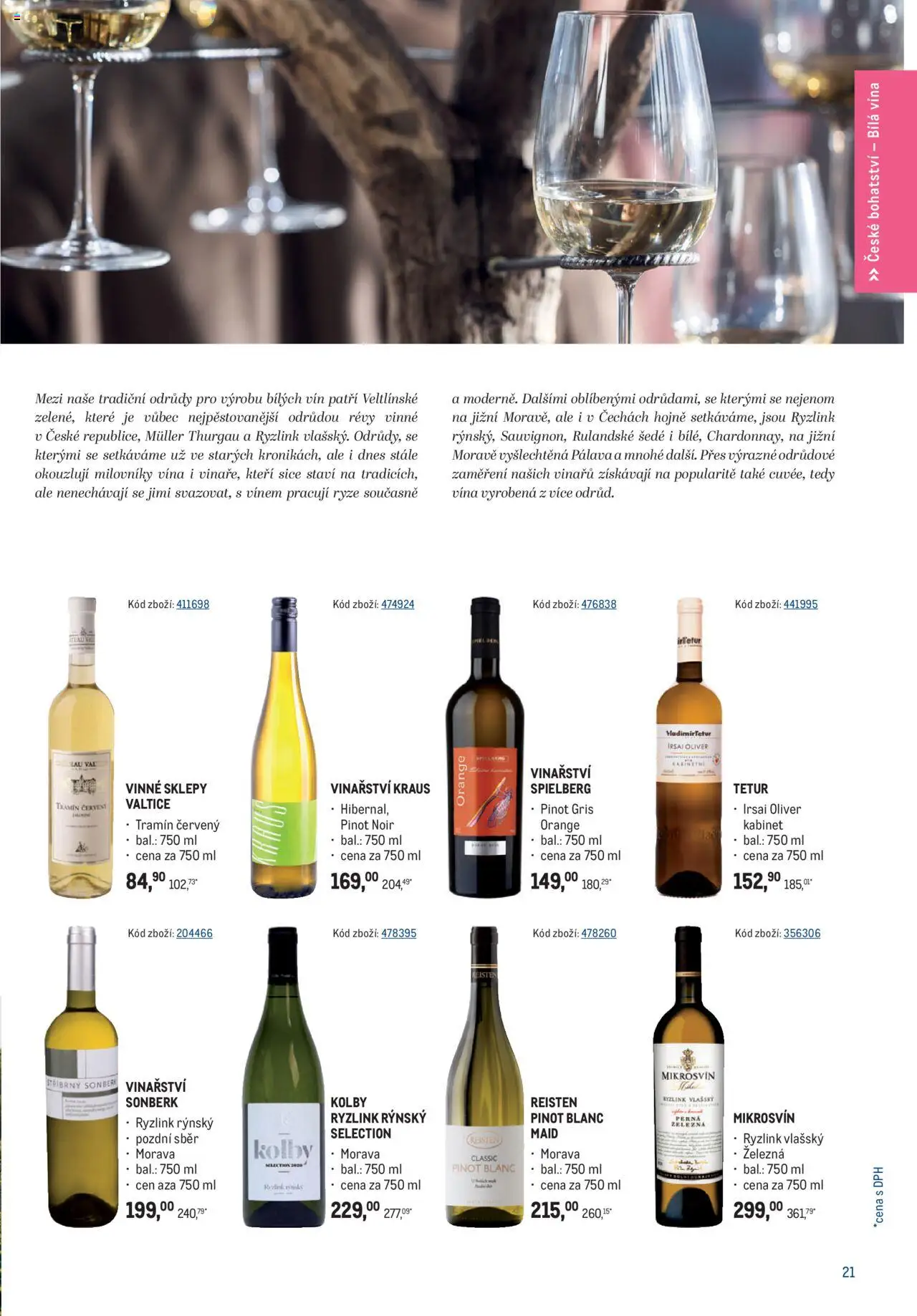 Makro leták  - Letní vína od 04.06.2025 | Strana: 21 | Produkty: Vál, Pinot Noir, Tramín červený, Pinot Gris