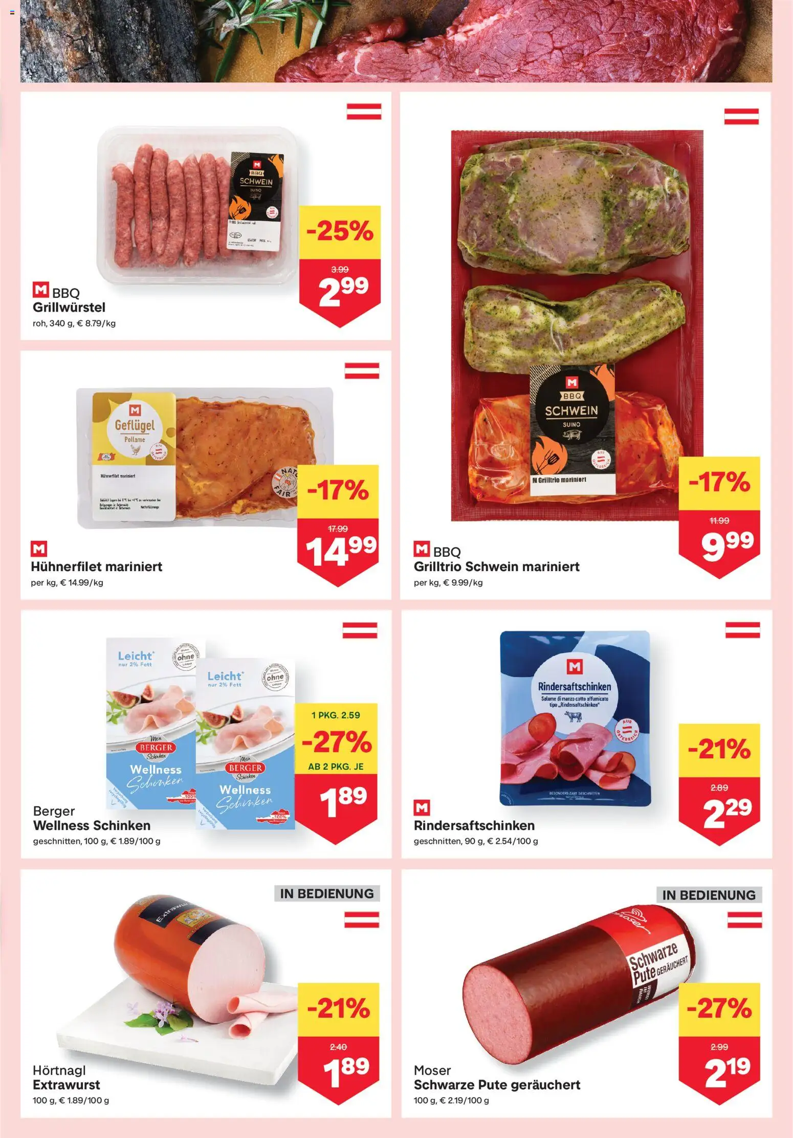 MPREIS Flugblatt gültig ab 16.04.2026 | Seite: 3 | Produkte: Schinken