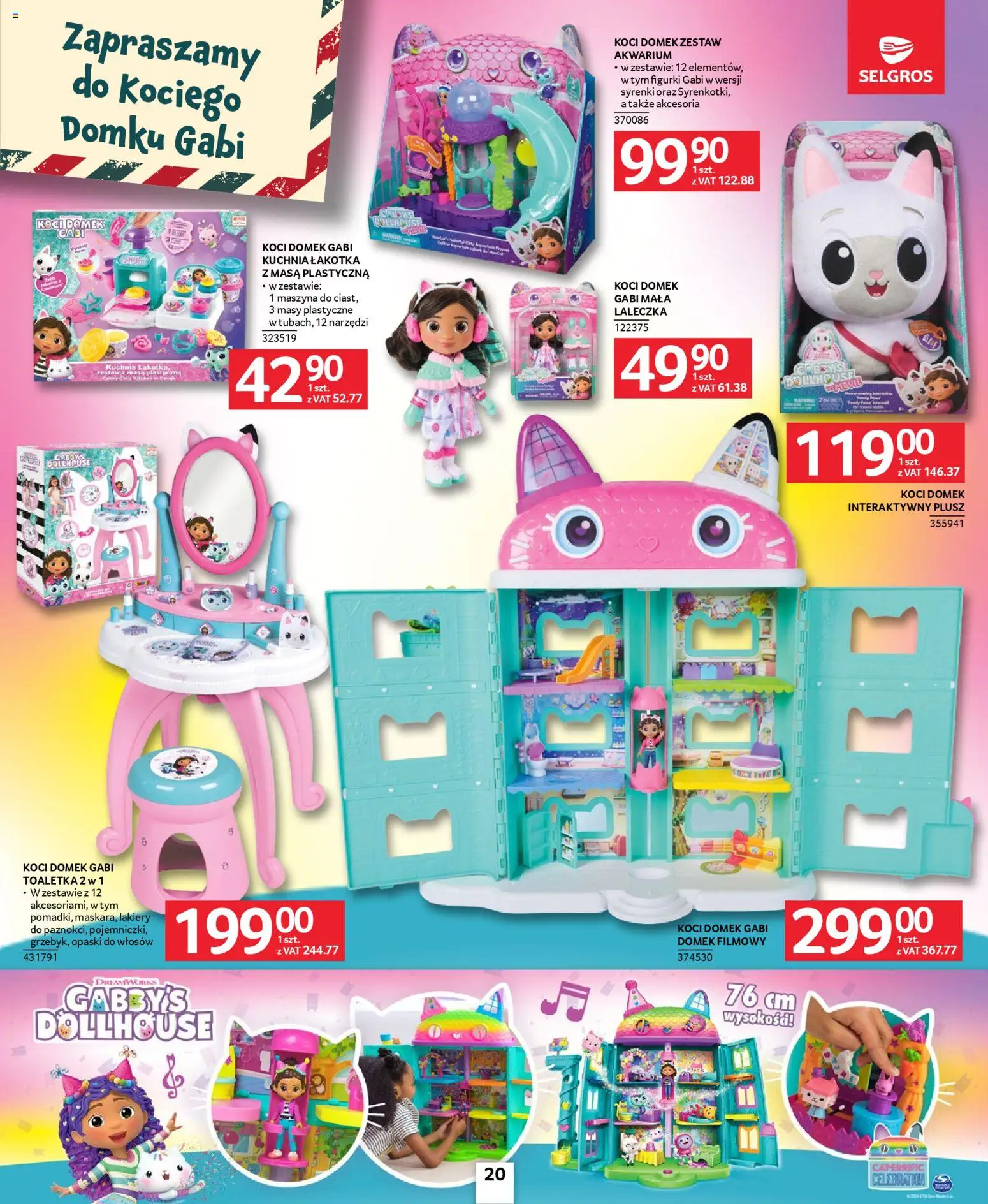 Selgros cash&carry Gazetka - Zabawki od 20.11.2025 | Strona: 20 | Produkty: Figurki, Akwarium, Lakiery, Toaletka