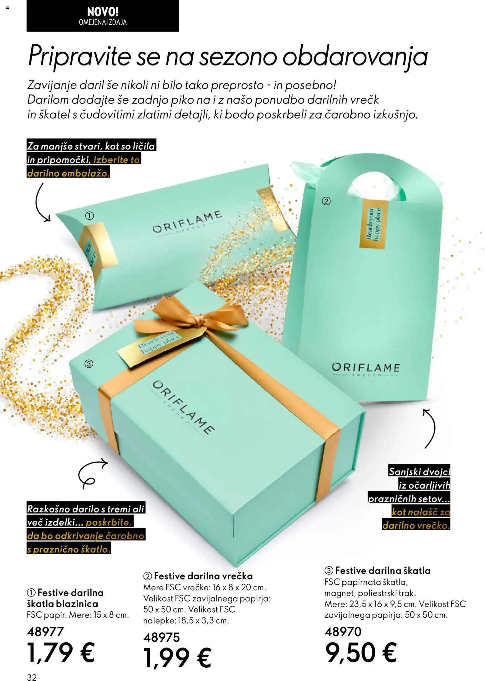 Novi Oriflame katalog ponudbe – veljaven od 19.11.2025 | Stran: 32 | Izdelki: Skatla, Licila
