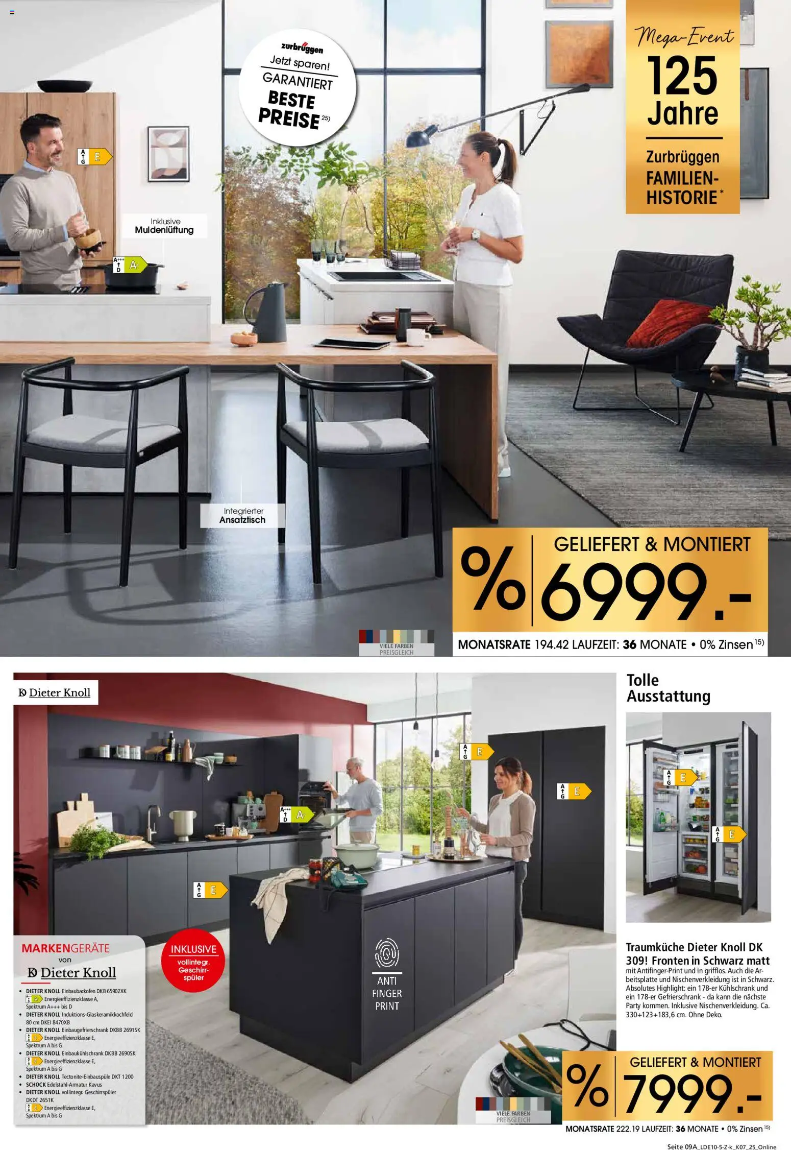 Zurbrüggen Küchen für Ihr Zuhause – gültig ab 08.11.2025 | Seite: 11 | Produkte: Gefrierschrank, Geschirrspüler, Kühlschrank