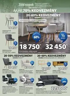 JYSK akciós újság - amely érvényes a következő dátumtól: 04.03.2026 | Oldal: 4 | Termékek: Fotel, Szék, Étkezőszék, Dohányzóasztal