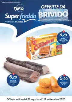 Anteprima del volantino Decò Superfreddo catalogo valido a partire dal 21.08.2025