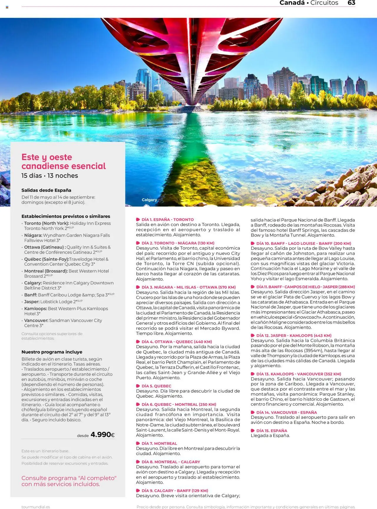 Viajes El Corte Inglés - Norteamérica y Caribe 2025 │ válido desde el 01.01.2025 | Página: 63 | Productos: General