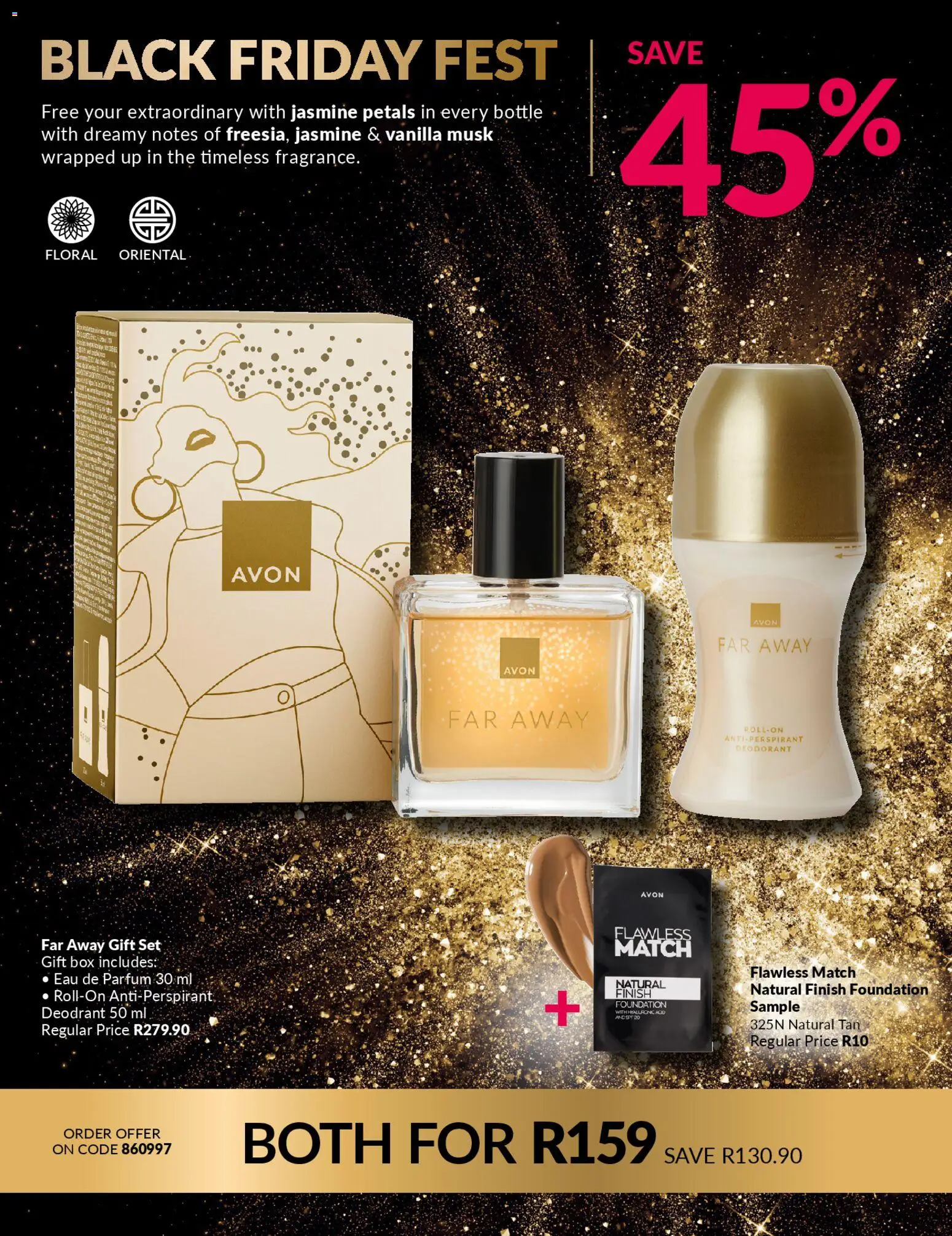 New Avon catalogue – valid from 25.11.2025 | Page: 8 | Products: Box, Foundation, Deodorant, Antiperspirant