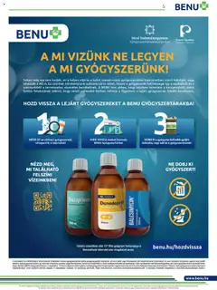 BENU Gyógyszertárak Akciós újság - amely érvényes a következő dátumtól: 01.10.2025 | Oldal: 5