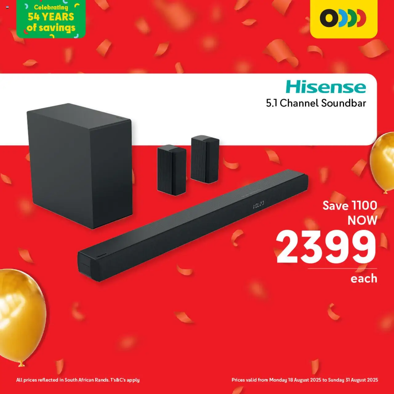 Makro Birthday Deals Gaming │ valid from 18.08.2025 | Page: 13 | Products: Soundbar