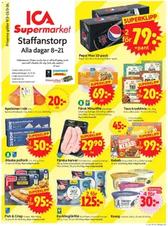ICA Supermarket - Staffanstorp - Förhandsvisning av reklamblad från butik ICA Supermarket aktuell från 09.03.2026