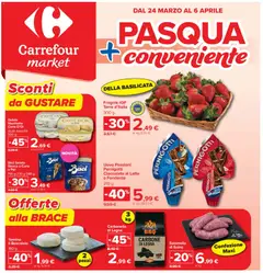 Anteprima del volantino Carrefour volantino Market - Giaveno valido a partire dal 24.03.2026