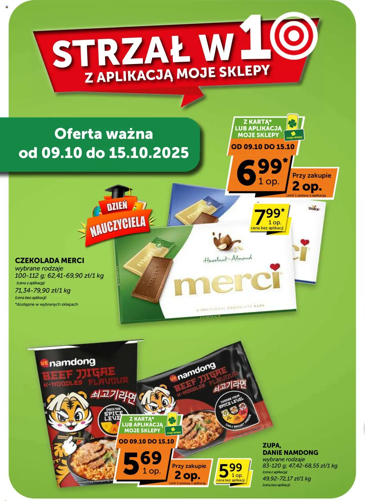 Euro Sklep Gazetka od 02.10.2025 | Strona: 28 | Produkty: Czekolada merci, Merci, Czekolada