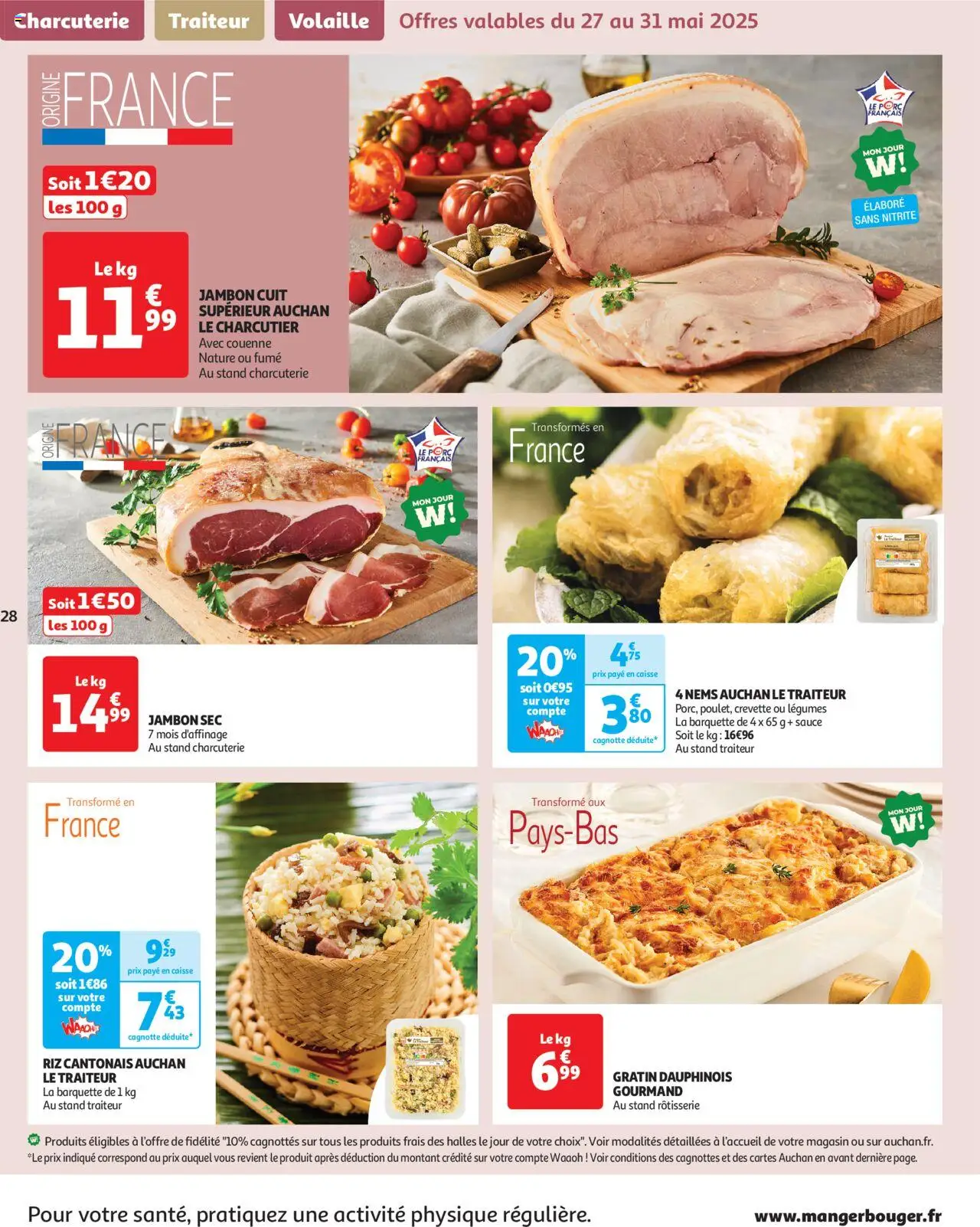  | Page: 28 | Produits: Crevette, Jambon, Porc, Riz
