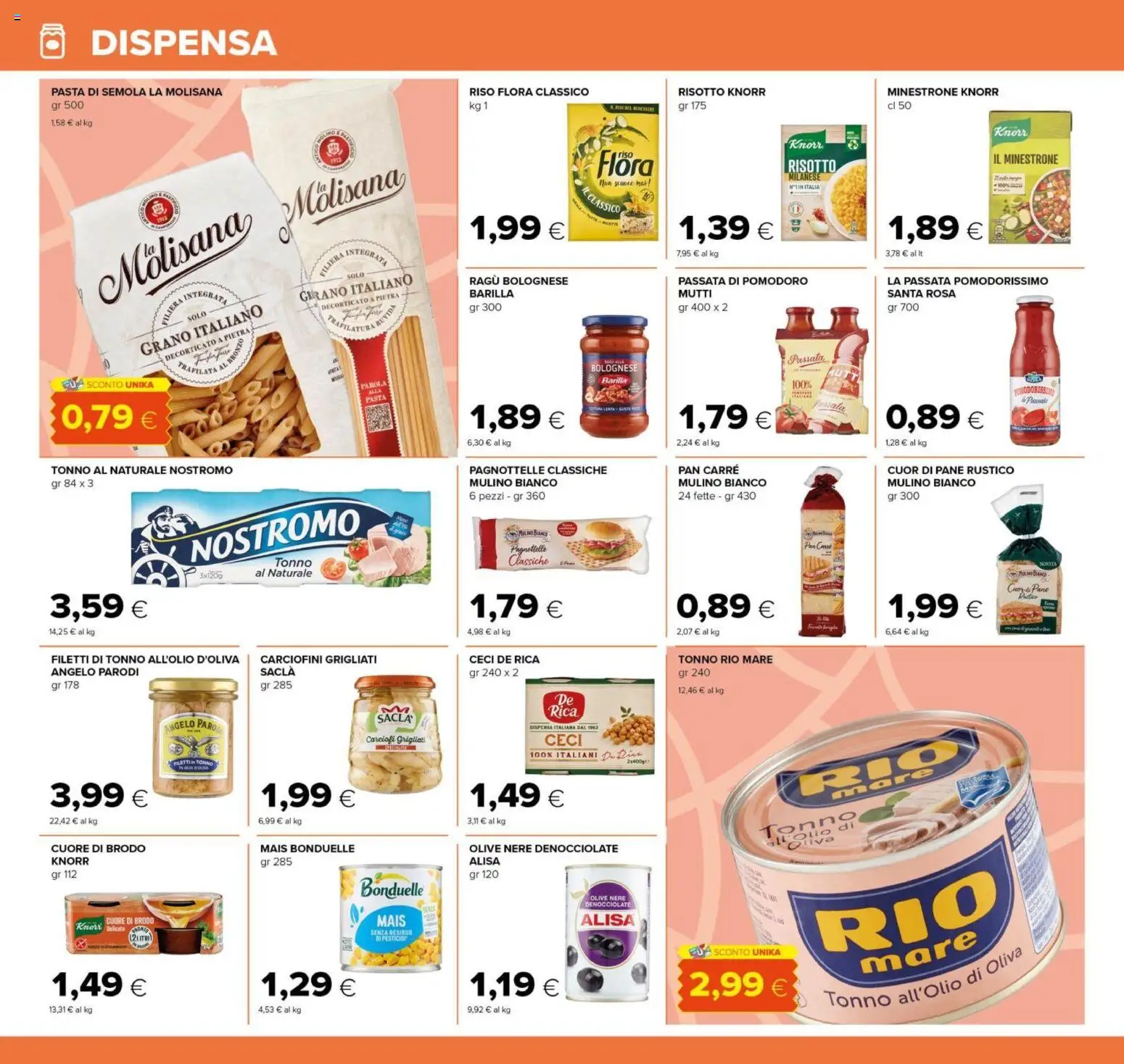 Volantino Tigre del 07.04.2026 | Pagina: 12 | Prodotti: Passata di pomodoro, Ragú, Tonno al naturale, Mais