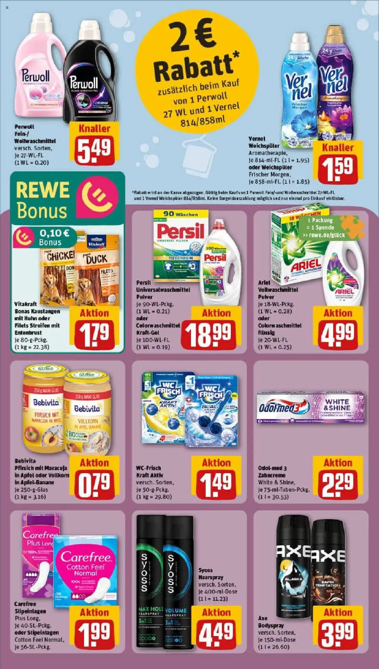 Rewe prospekt Mühlhausen	 - gültig ab dem 06.07.2025 | Seite: 27 | Produkte: Äpfel, Haarspray, Vernel, Persil