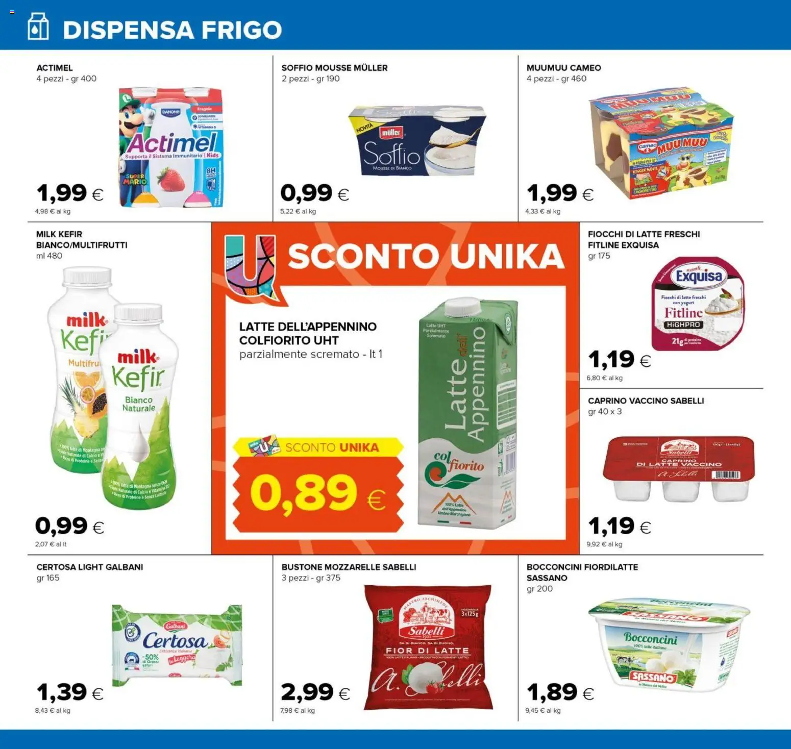 Volantino Oasi del 15.01.2026 | Pagina: 12 | Prodotti: Yogurt, Fiocchi di latte, Fiocchi, Latte