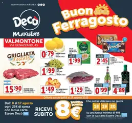 Anteprima del volantino Decò MaxiStore - Valmontone catalogo valido a partire dal 08.08.2025
