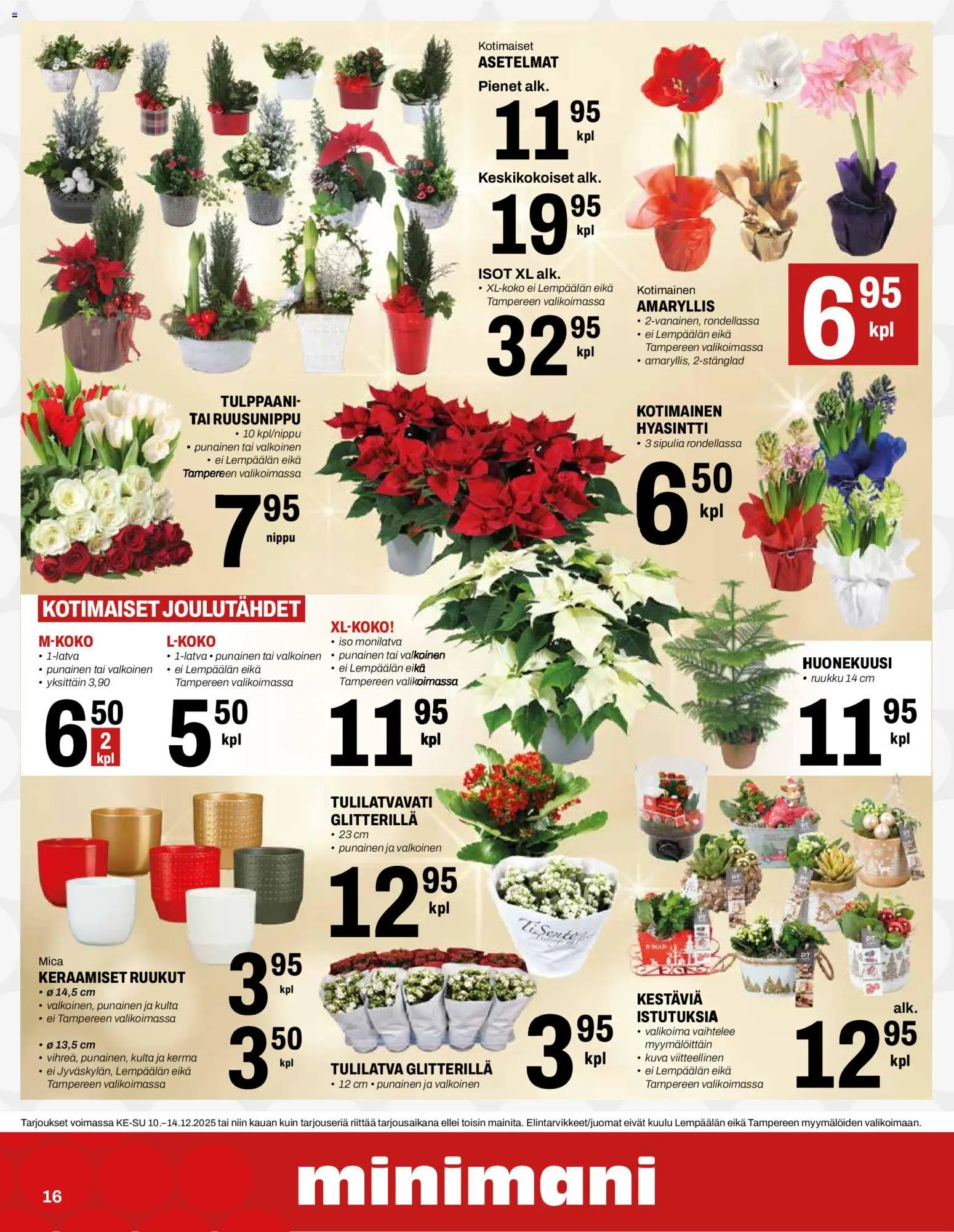 Minimani tarjoukset – voimassa 10.12.2025 alkaen | Sivu: 16 | Tuotteet: Kerma