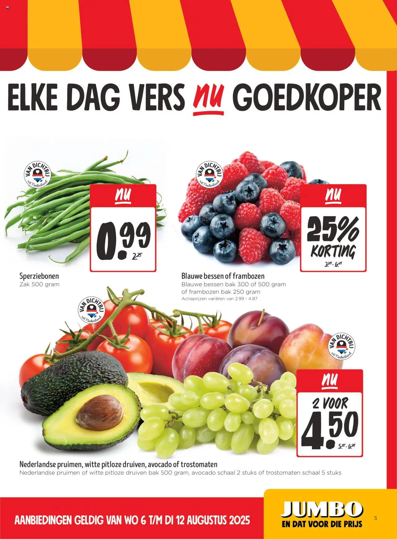  | Pagina: 5 | Producten: Avocado, Schaal, Druiven, Frambozen