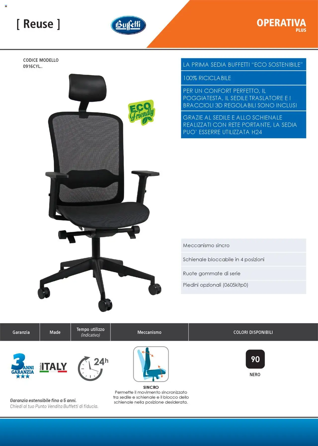 Volantino Buffetti del 28.06.2025 | Pagina: 139 | Prodotti: Braccioli, Sedia