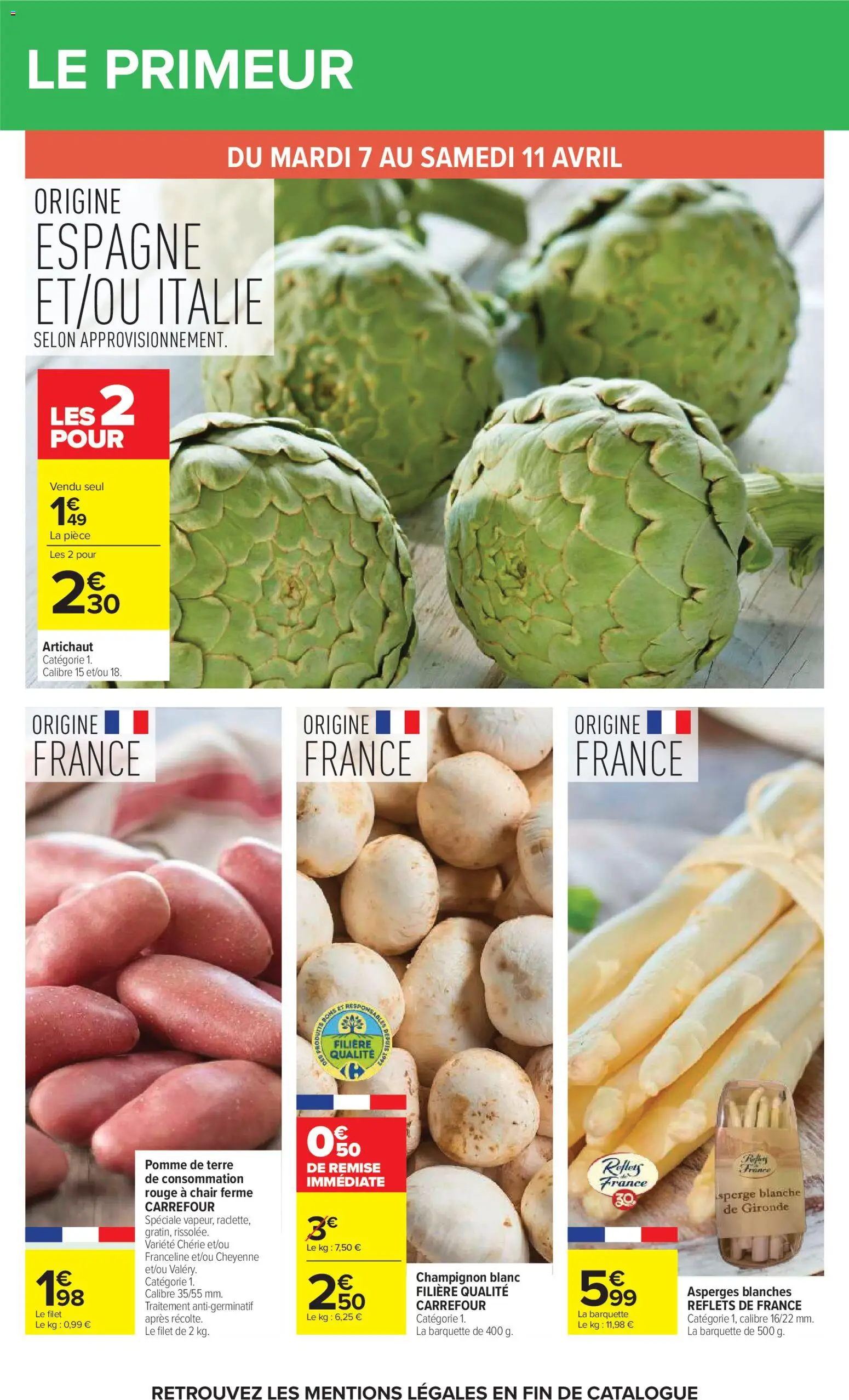 {H1} | Page: 30 | Produits: Pomme, Artichaut, Pomme de terre, Champignon