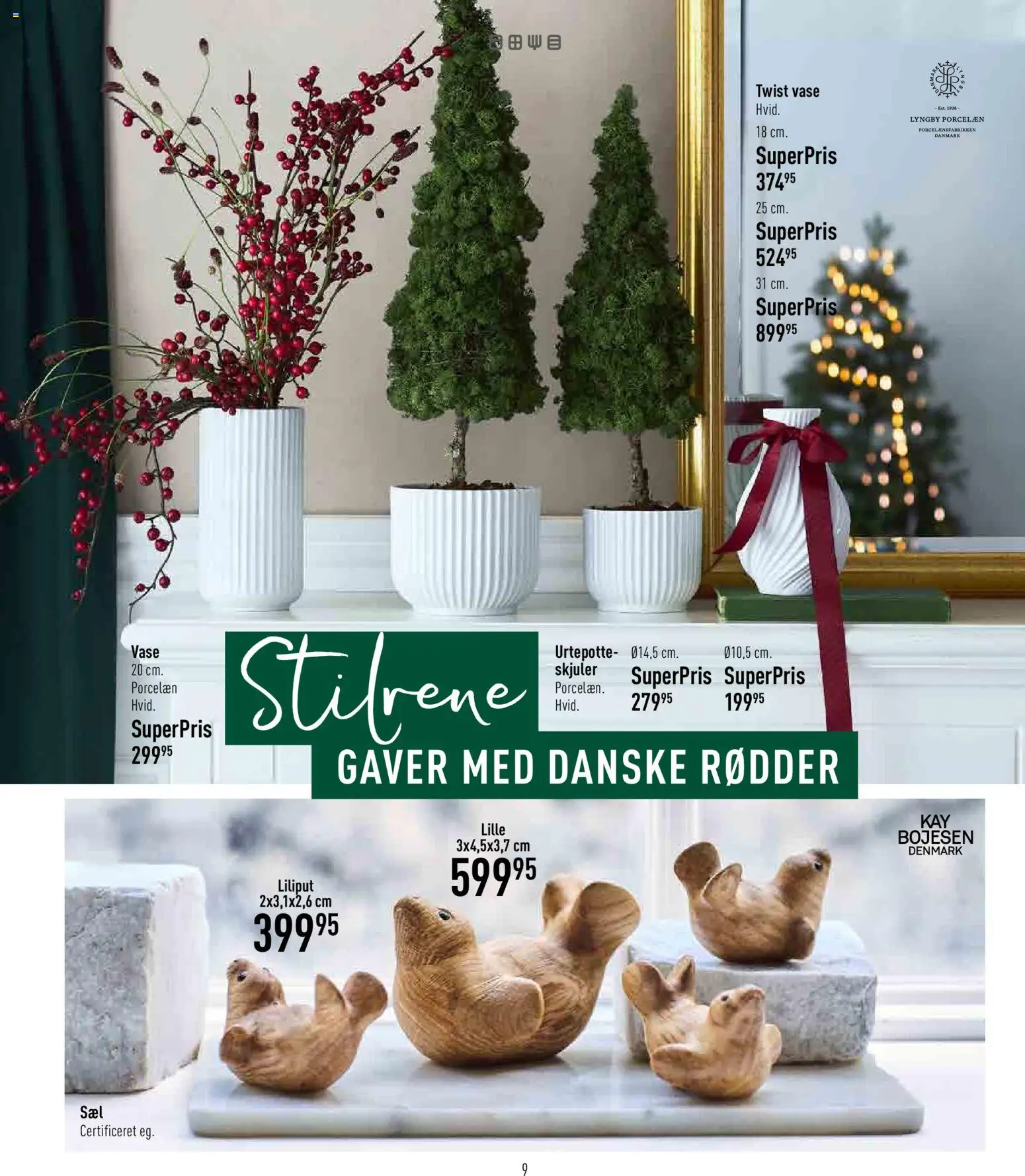 Imerco tilbudsavis – gyldig fra 07.11.2025 | Side: 9 | Produkter: Vase