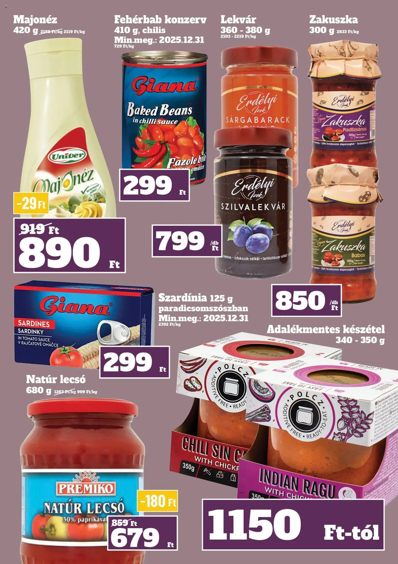 Family Diszkont akciós ujság - amely érvényes a következő dátumtól: 27.11.2025 | Oldal: 14 | Termékek: Chili, Sárgabarack, Lekvár, Polc