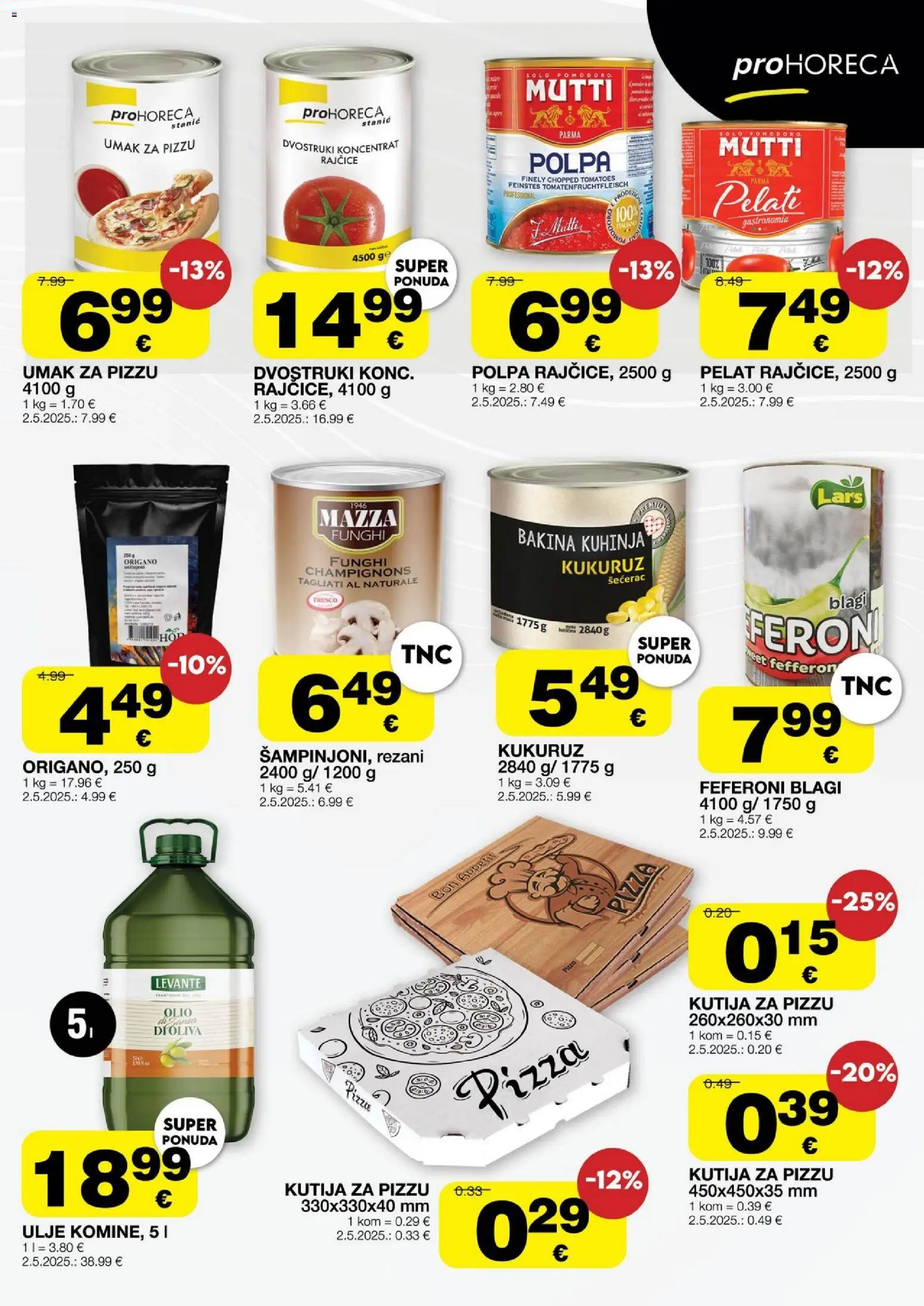 Stanić Diskont katalog | vrijedi od 15.04.2026 | Stranica: 3 | Proizvodi: Kukuruz, Ulje, Rajčice, Feferoni