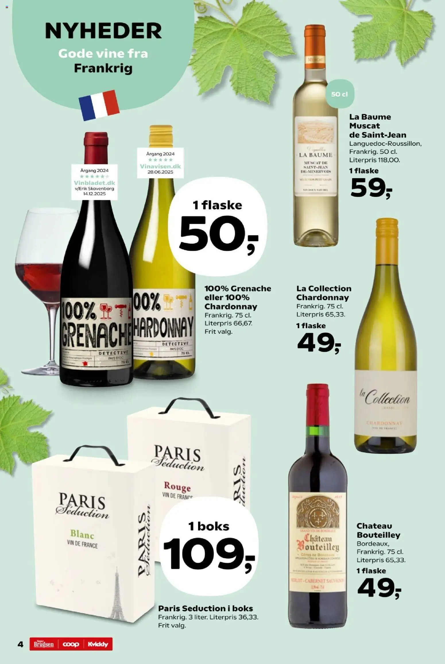 Kvickly tilbudsavis – gyldig fra 06.03.2026 | Side: 51 | Produkter: Boks, Vin