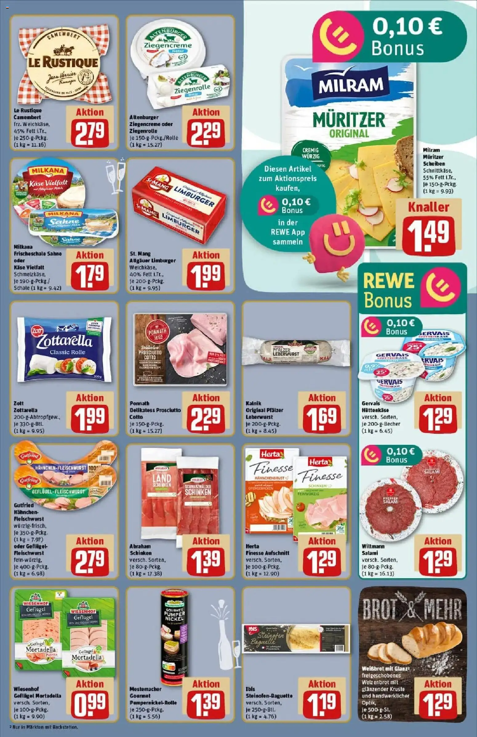 Rewe prospekt Ballenstedt	 – gültig ab 22.12.2025 | Seite: 13 | Produkte: Schinken, Sahne, Hüttenkäse, Herta finesse