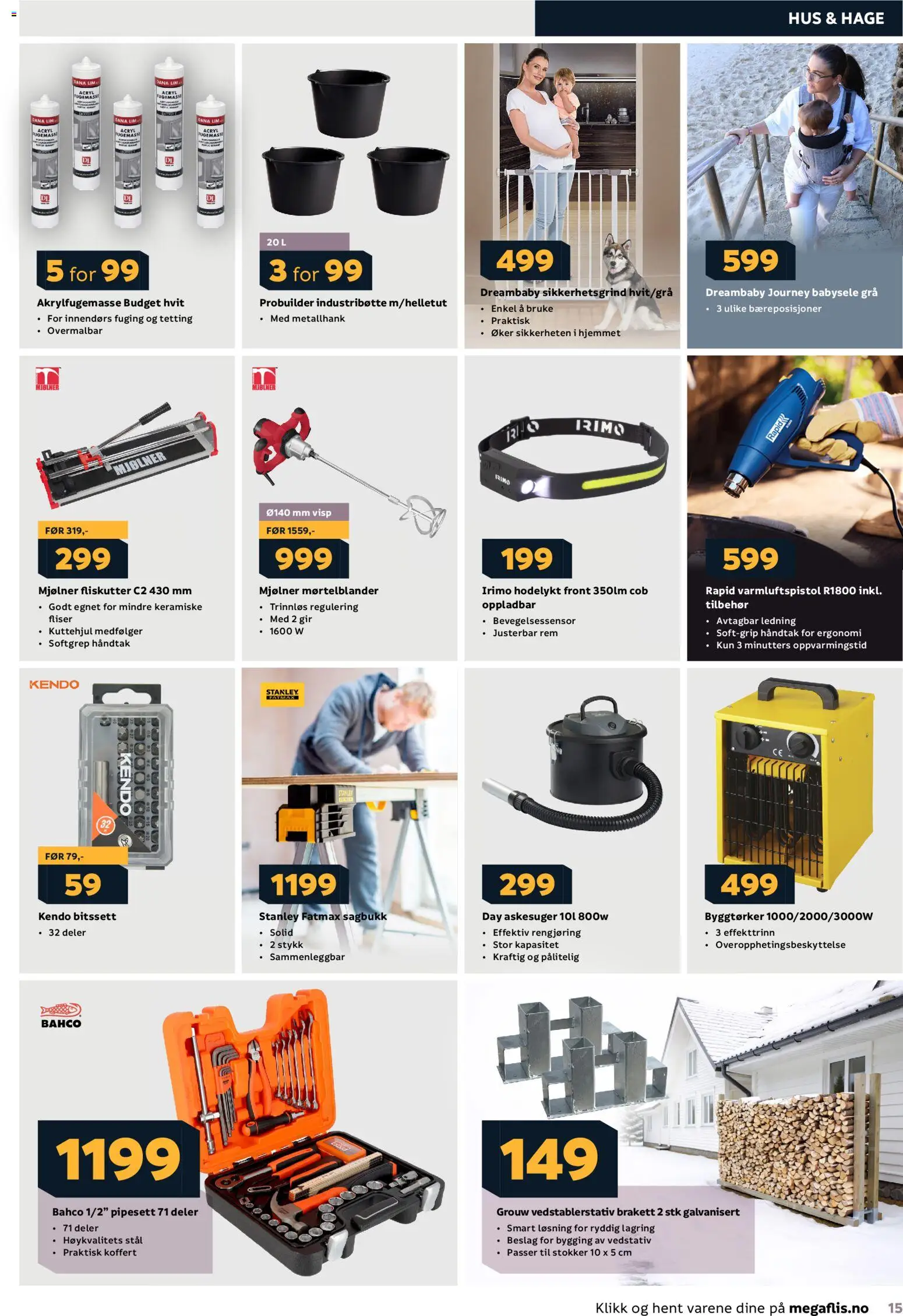 {H1} | Side: 15 | Produkter: Ledning, Koffert, Lime, Håndtak