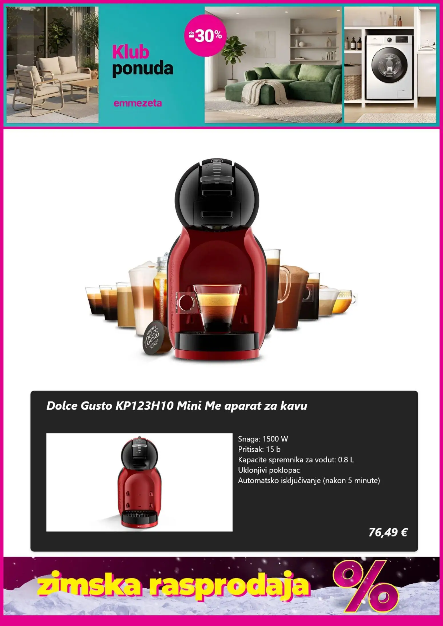 Emmezeta katalog | vrijedi od 02.03.2026 | Stranica: 7 | Proizvodi: Aparat za kavu, Dolce Gusto, Nescafe