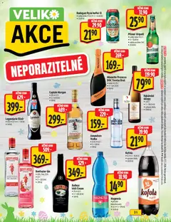 Náhled letáku Albert katalog - Supermarket  od 25.03.2026 | Strana: 21 | Produkty: Voda, Morgan, Vodka, Minerální voda