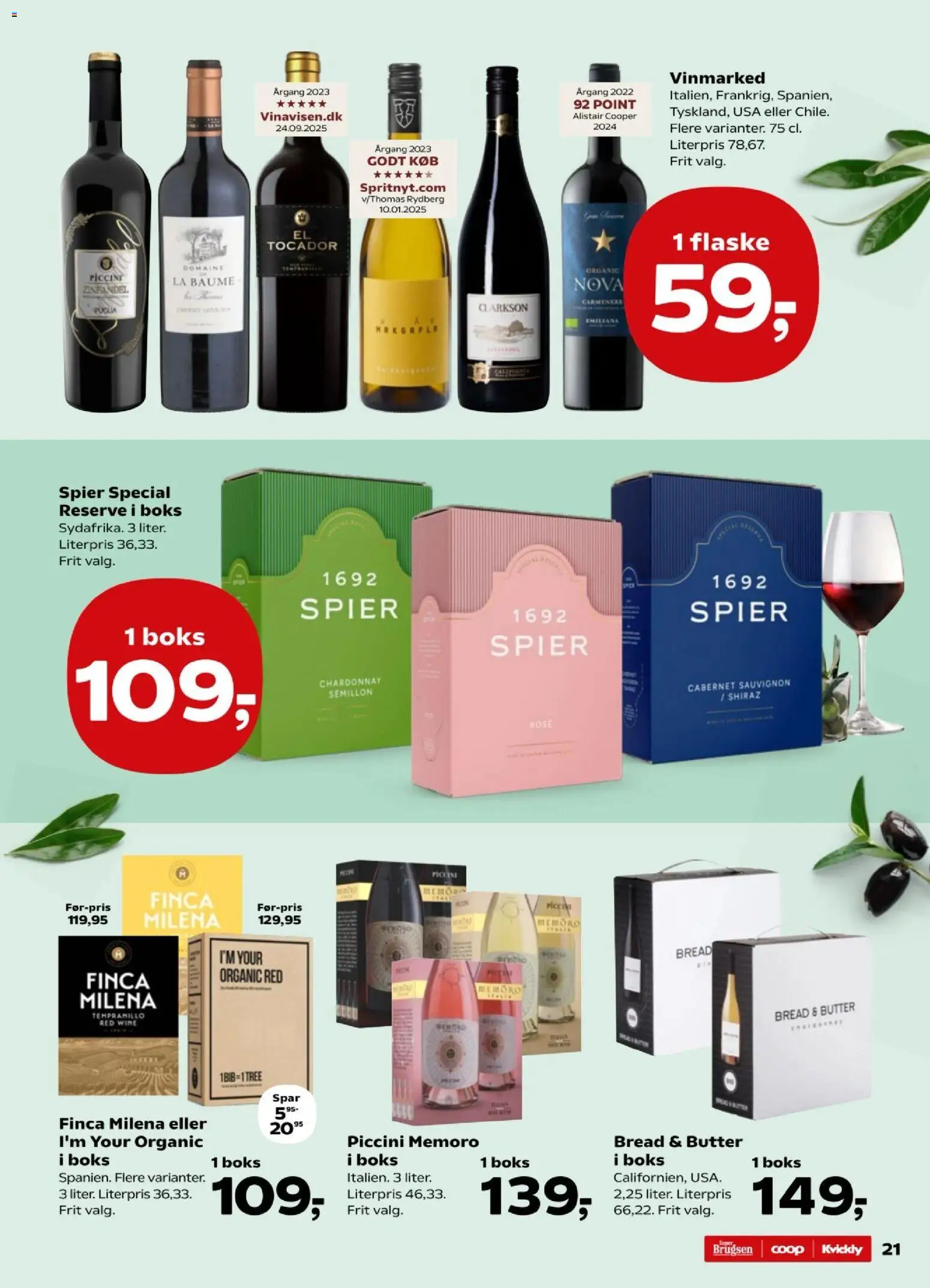 Kvickly tilbudsavis – gyldig fra 09.01.2026 | Side: 21 | Produkter: Boks