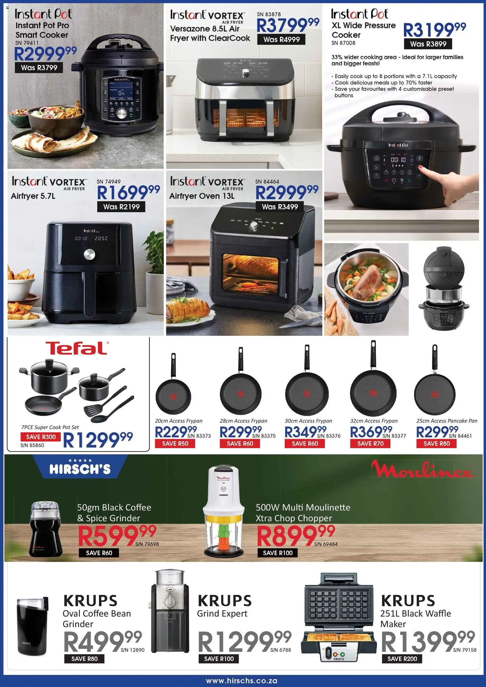 New Hirsch's catalogue – valid from 01.12.2025 | Page: 29 | Products: Oven, Grinder, Cooker, Air fryer