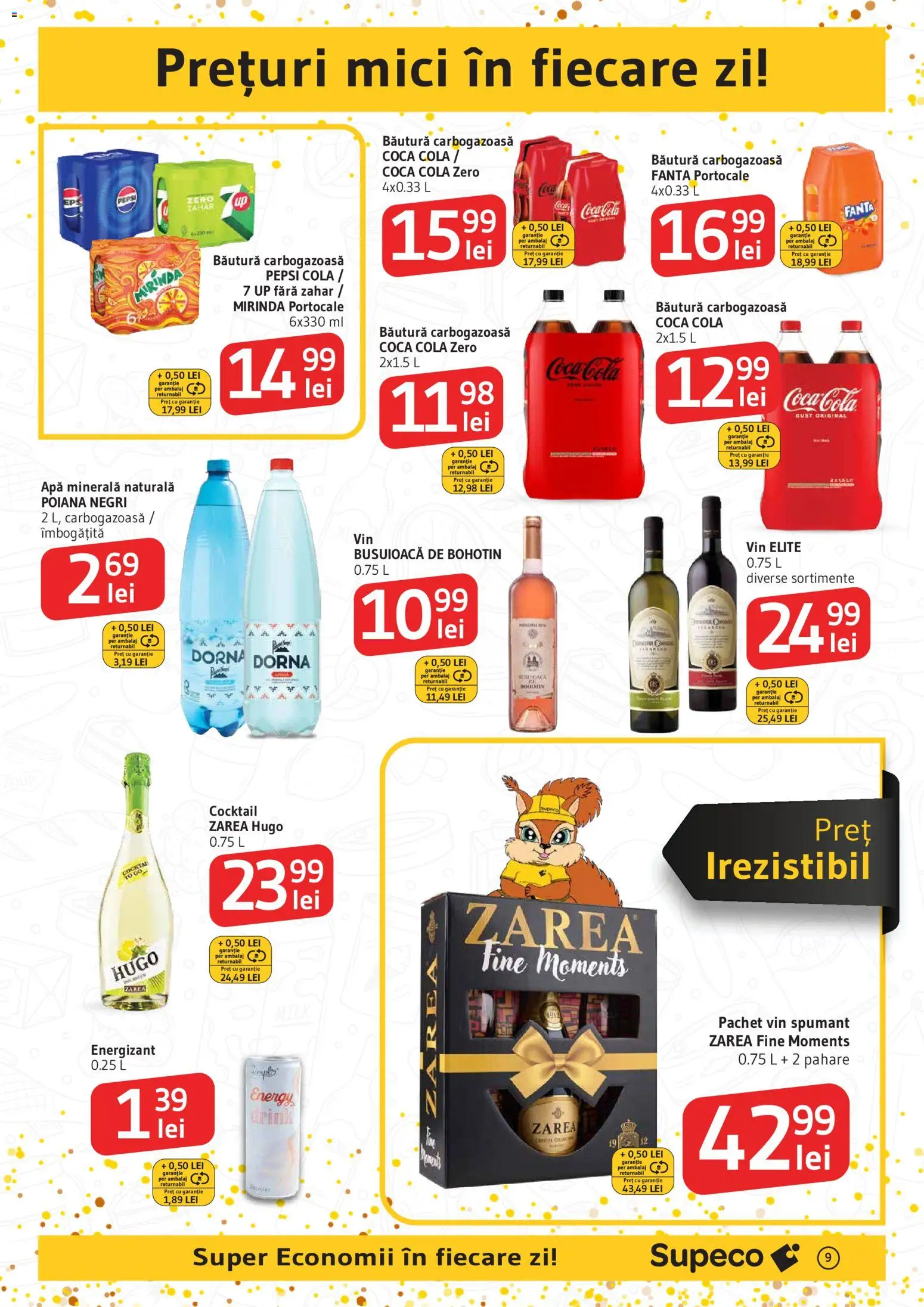 Noul catalog Supeco – valabil de la 27.12.2025 | Pagină: 9 | Produse: Pahare, Mici, Amerikan servis, Apă
