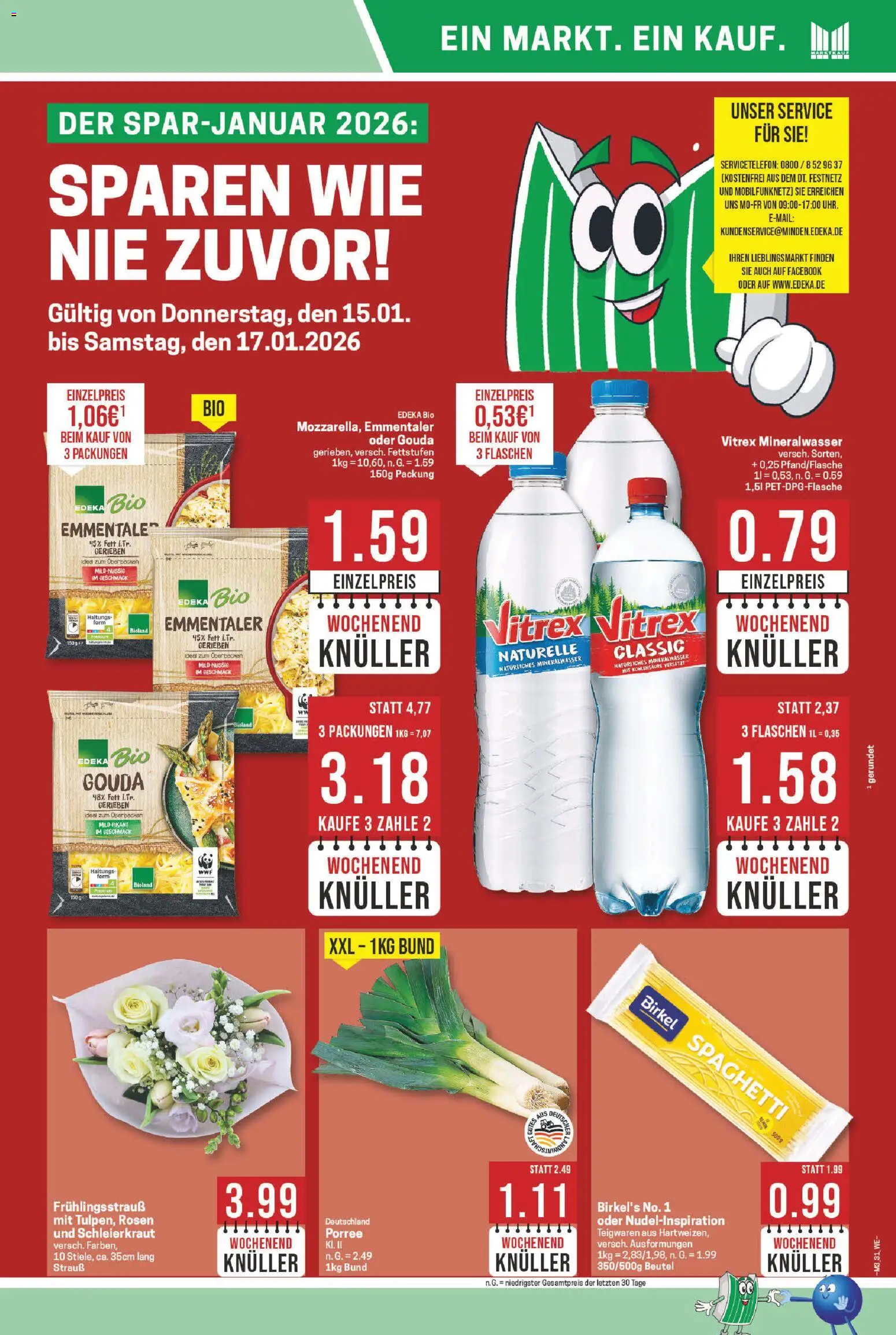 Marktkauf Prospekt 	 – gültig ab 12.01.2026 | Seite: 31 | Produkte: Gouda, Mineralwasser