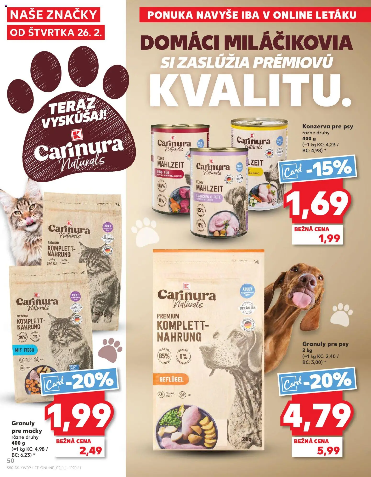 Nové Kaufland akcie – leták je platný od 26.02.2026 | Strana: 50