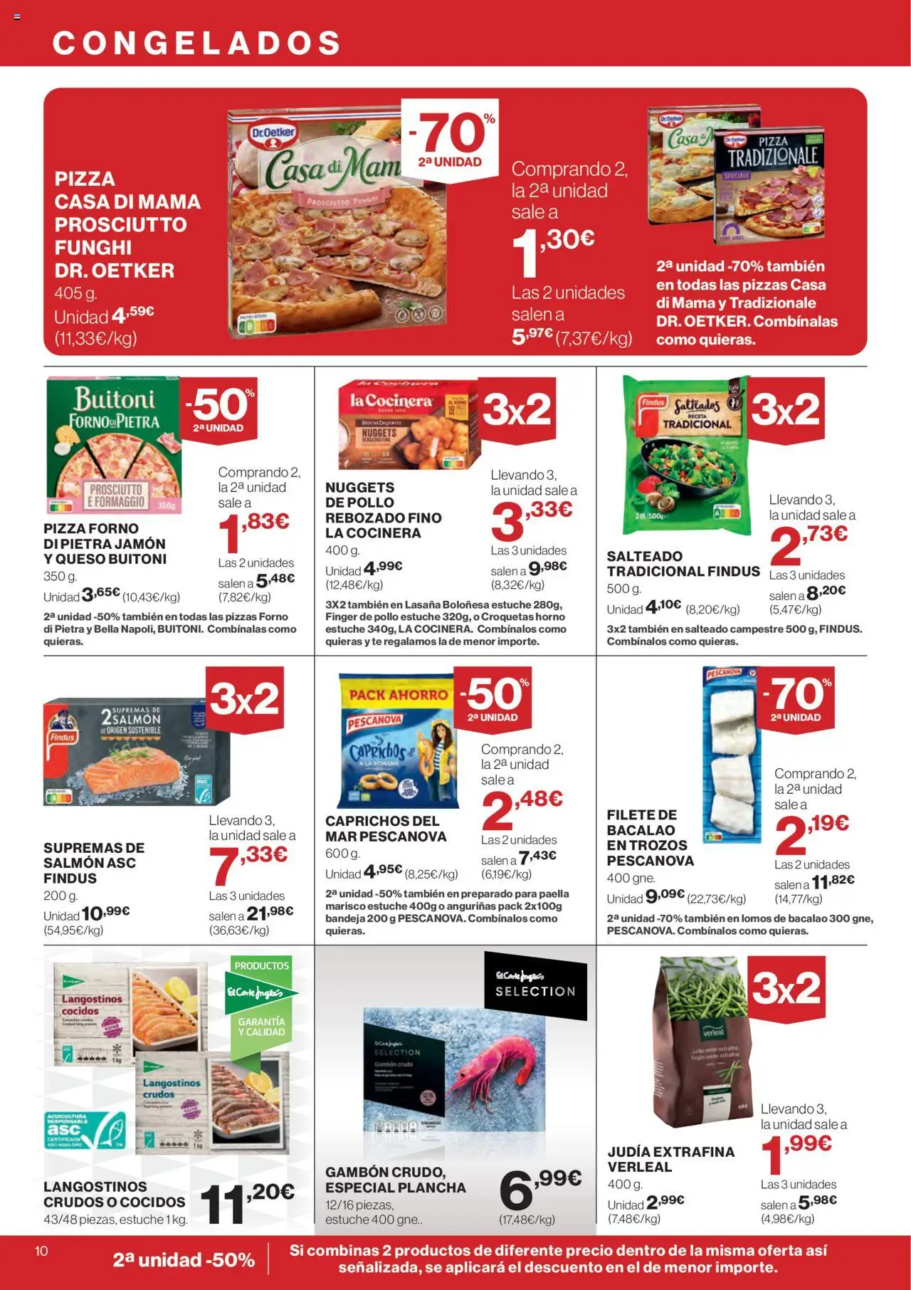 Supercor folleto │ válido desde el 14.08.2025 | Página: 10 | Productos: Jamón, Horno, Bandeja, Nuggets