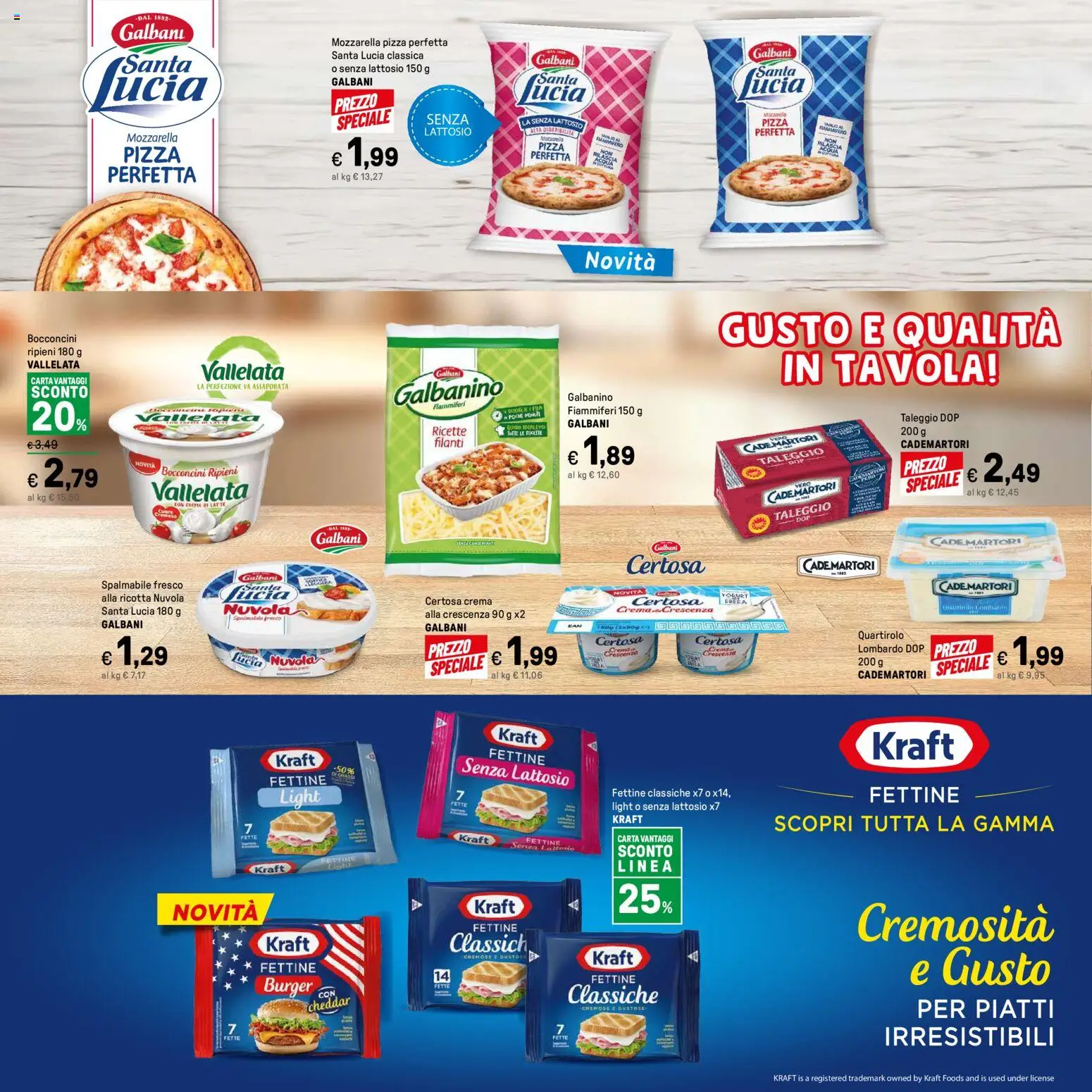 Volantino Iper del 31.12.2025 | Pagina: 50 | Prodotti: Crema, Pizza, Acqua, Mozzarella